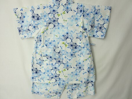 日式小童浴衣 (蜻蜓麻葉紋) 100cm (日本製)