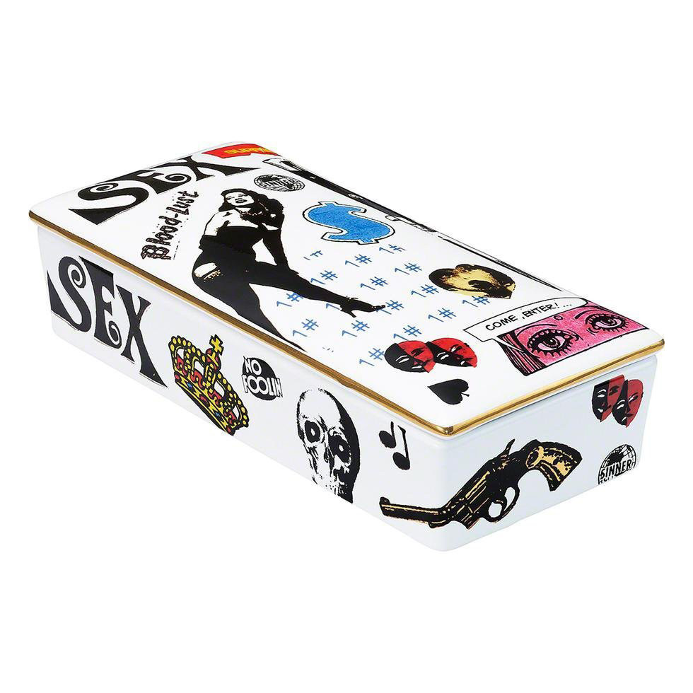 -(C026)-SUPREME BLOOD LUST CERAMIC BOX 陶瓷 白 - SS19A56