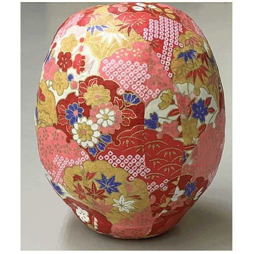 日式五彩和紙達摩 (紅色) (日本製)