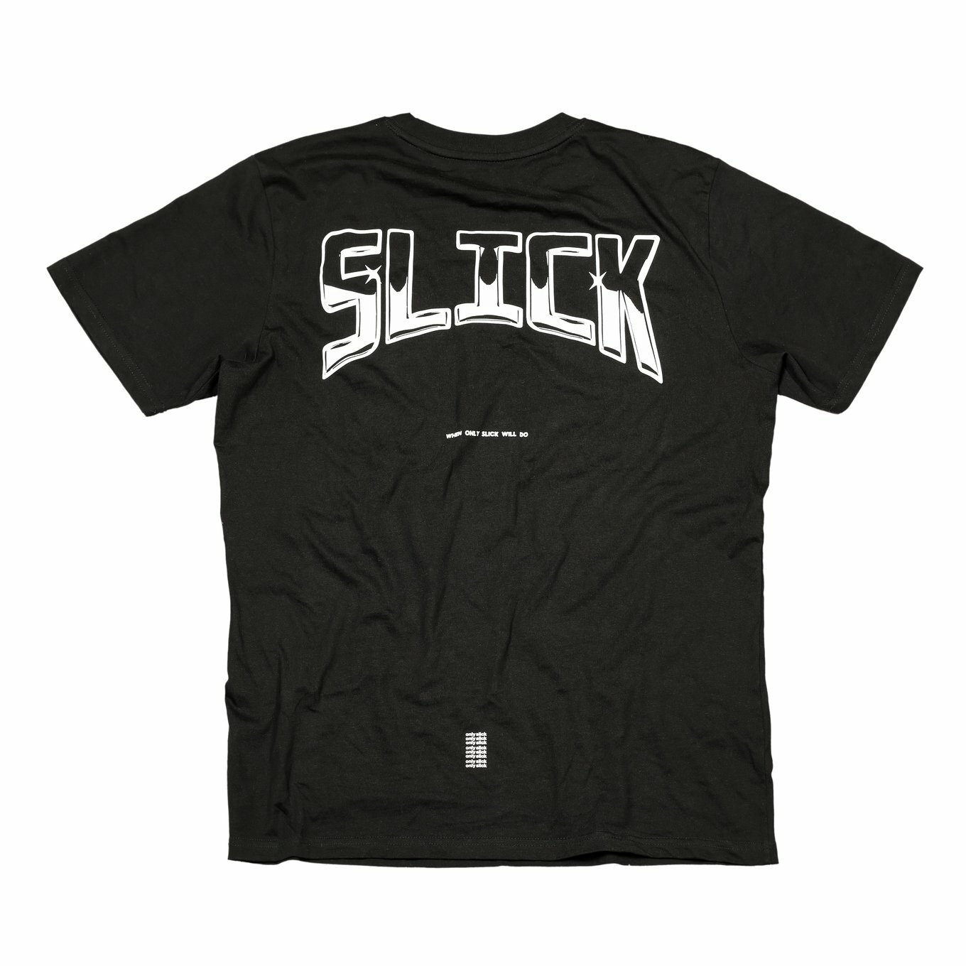 Slick Gorilla 限定 T-Shirt  "Styled by Slick" Drop - 黑