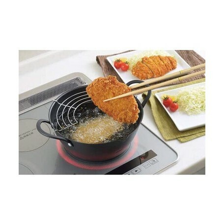 日式深型天婦羅鐵炸鍋 24CM (電磁爐OK) (日本製)