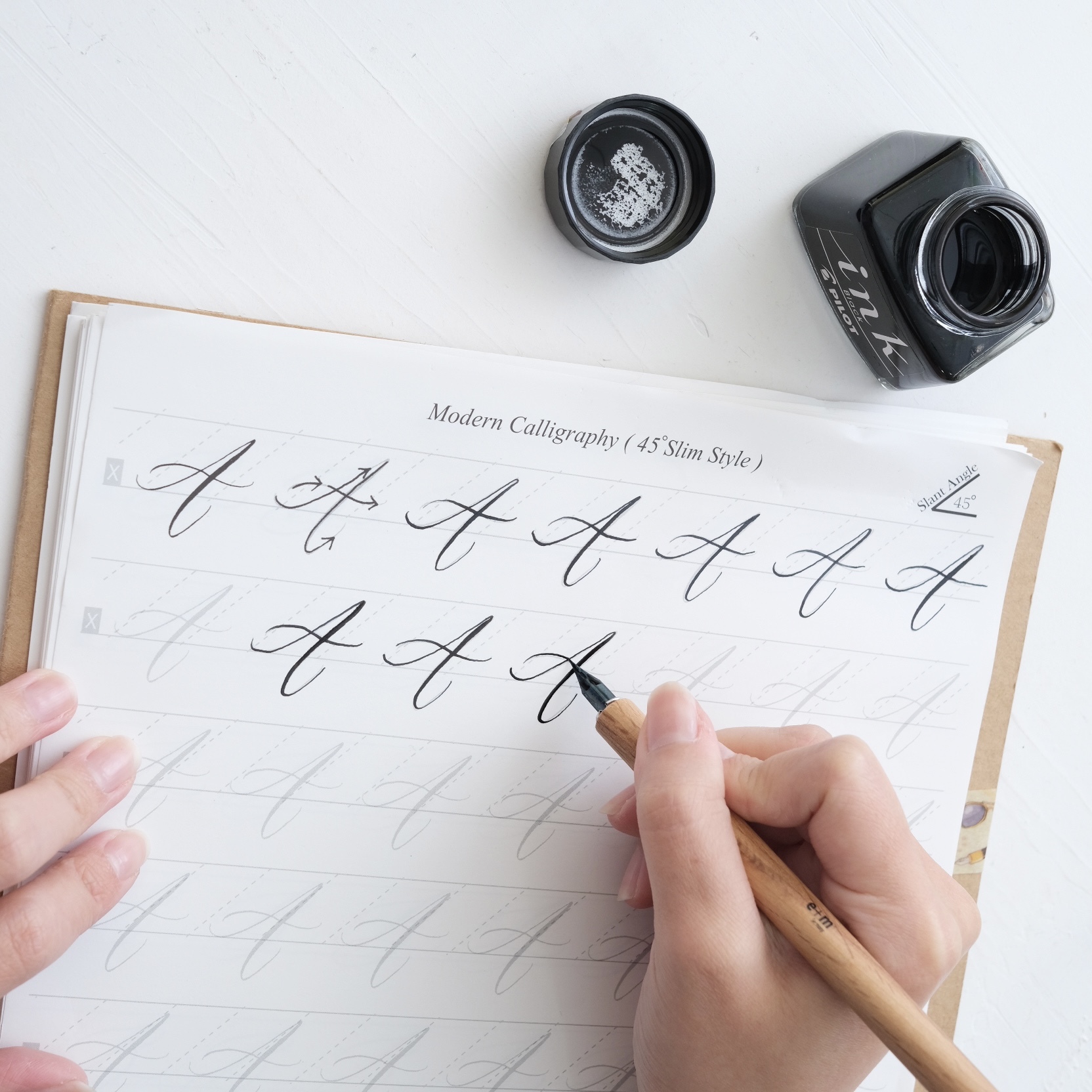 Romantic 浪漫現代體字帖｜筆尖溫度 臺灣