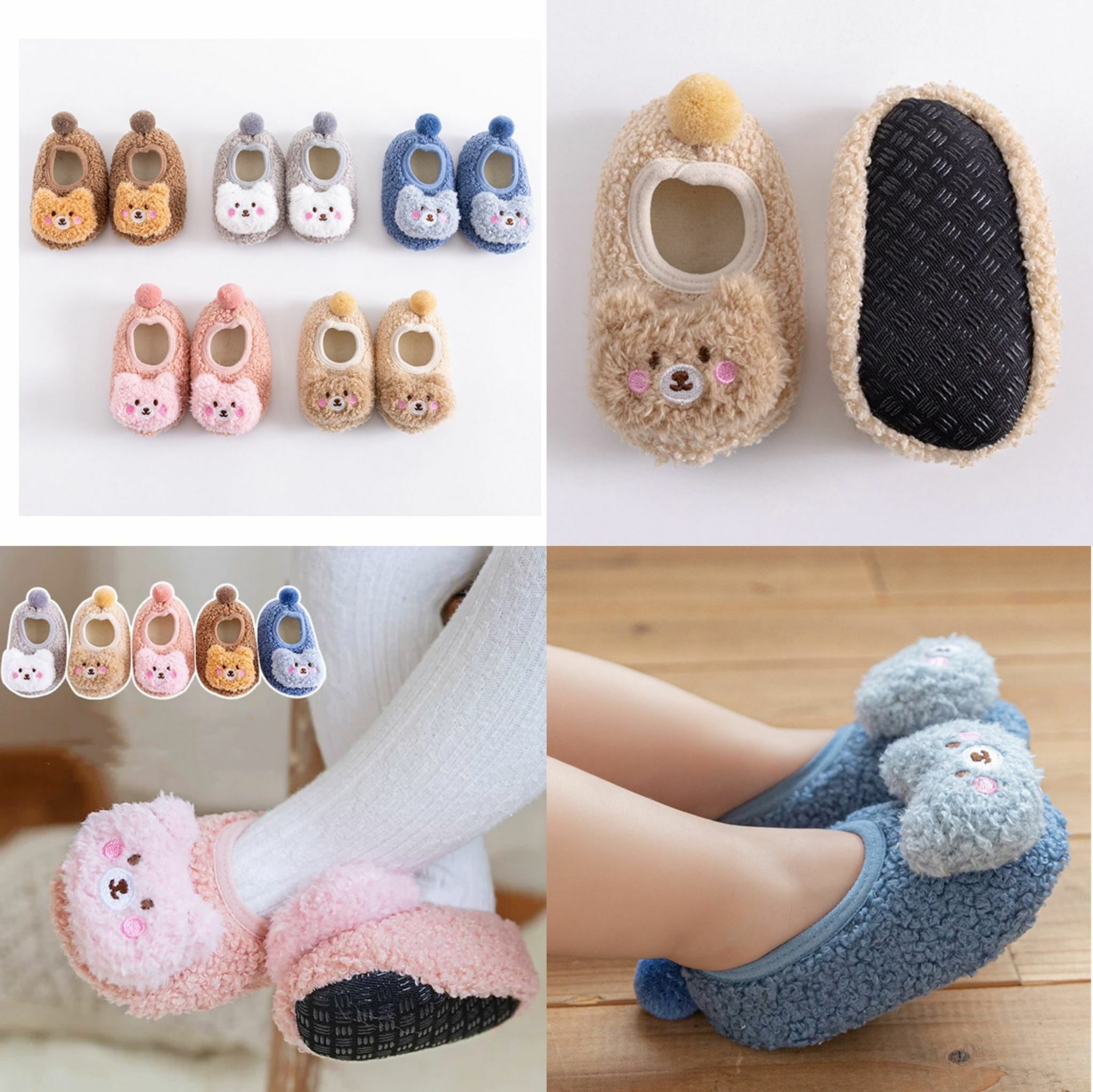 🔶寶寶學行動物🐻🐰家居拖鞋No.1628
