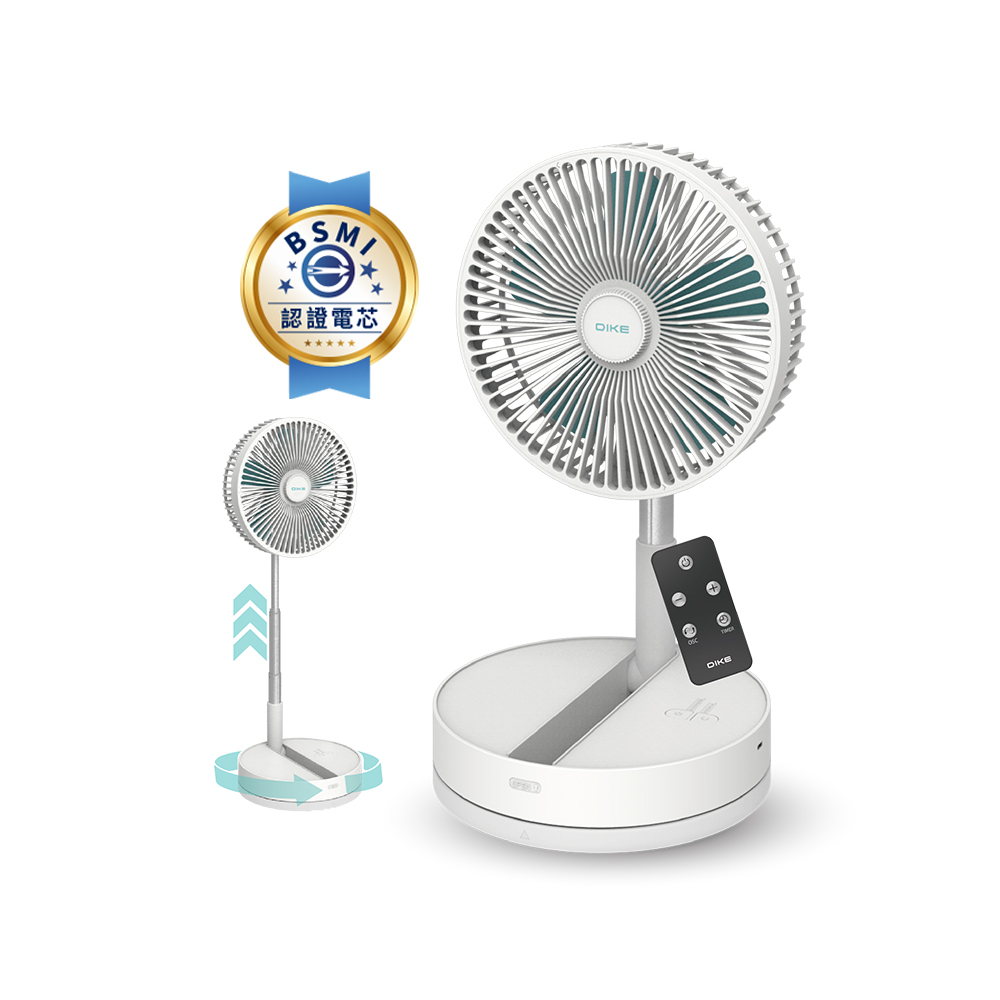 DUF310 Brief 8吋擺頭定時伸縮立扇
