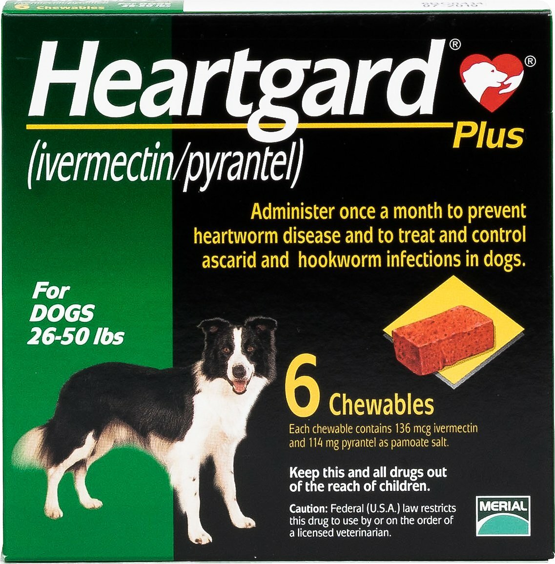 Heartgard Plus for Dogs 26 to 50lbs