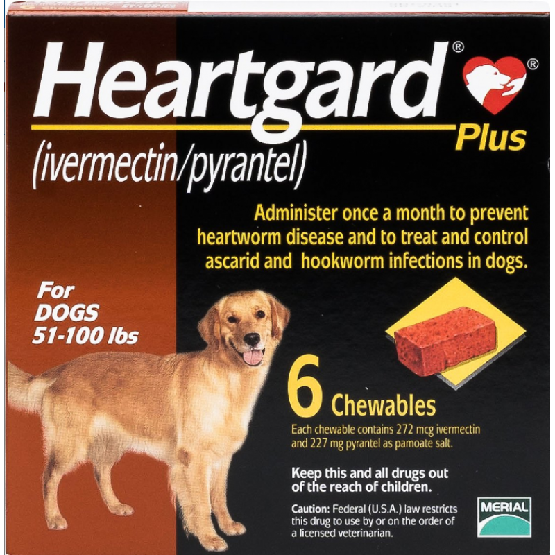 Heartgard Plus for Dogs 51 to 100lbs