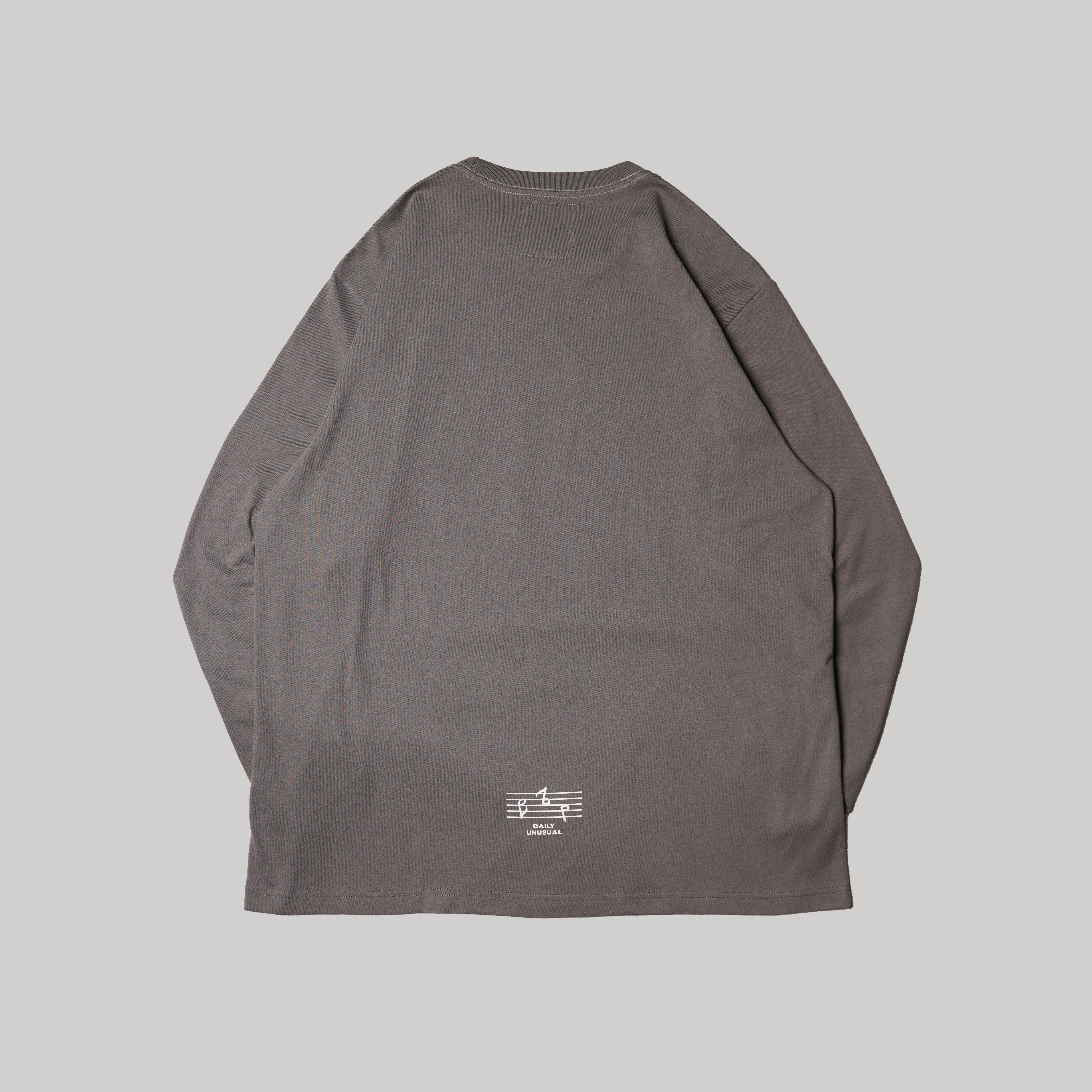 “Daily Lofi” Graphic Tee - Grey