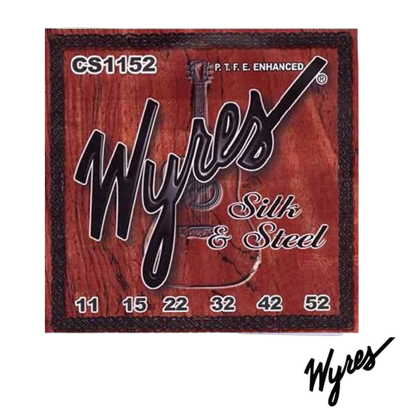 2包免運 Wyres 加拿大手工 木吉他/民謠吉他弦 CS1152 11-52 軟銀弦 鐵氟龍包覆