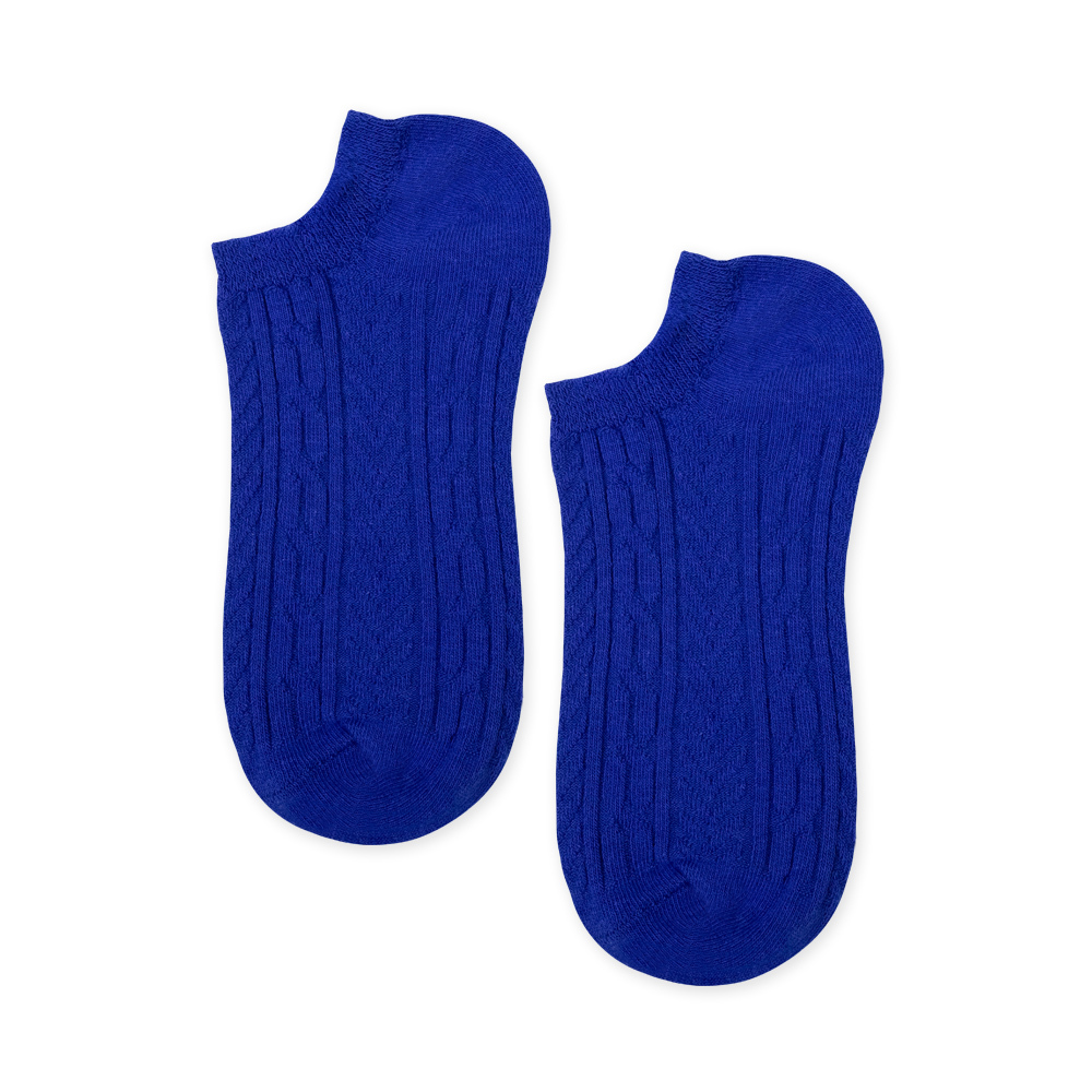 小浪漫船型襪・藍