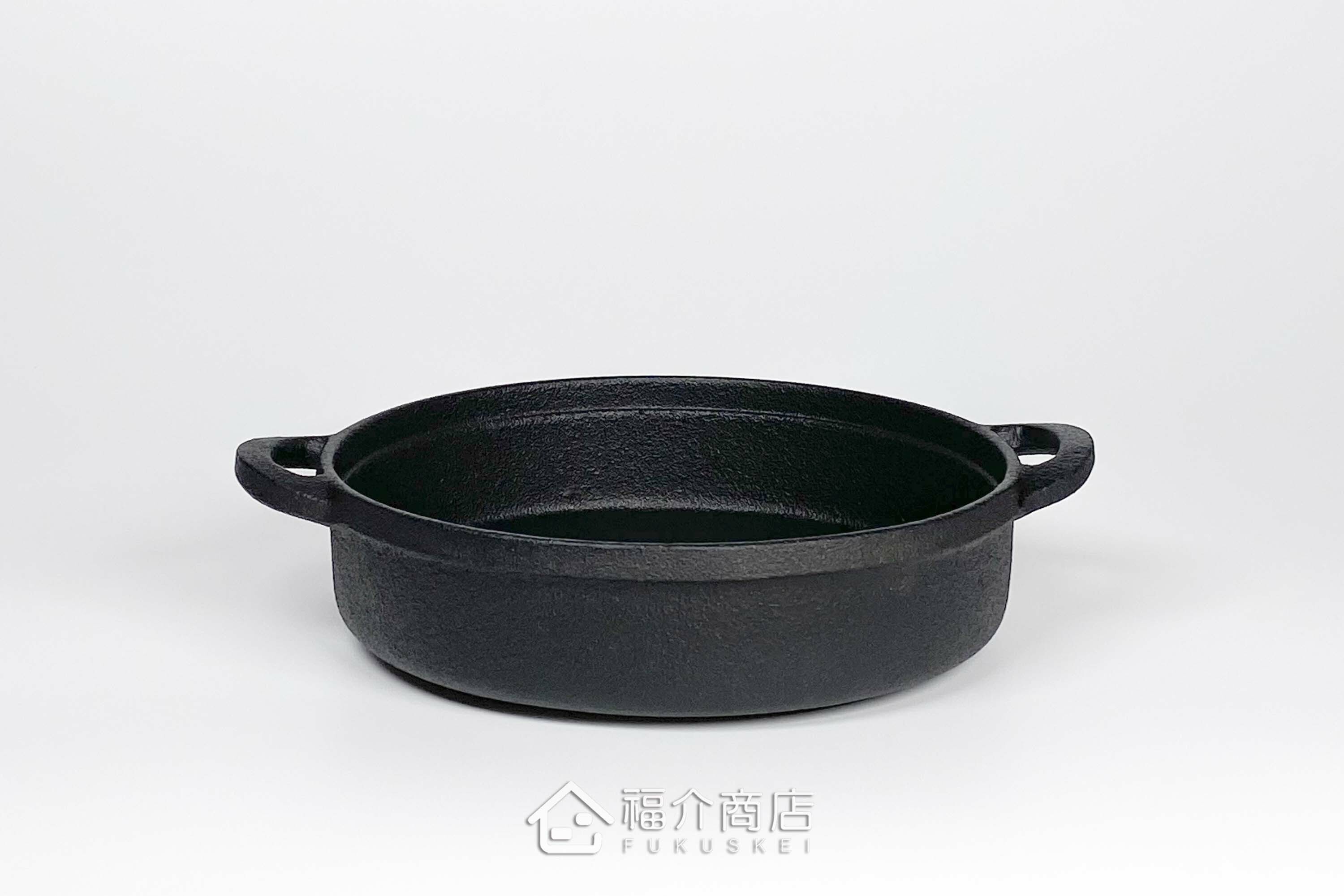 黑色鑄鐵製的壽喜鍋