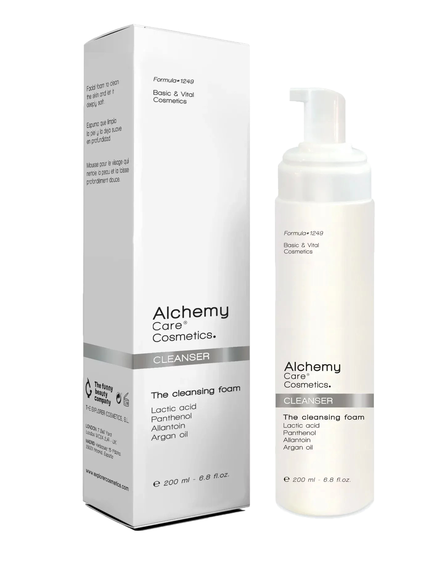 WHITE MOUSSE CLEANSING FOAM 淨白潔面泡200ML