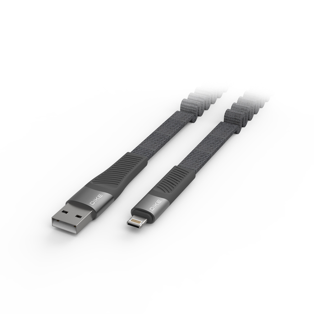 DLD712 雙系統彈簧伸縮編織快充扁線 -1.2M