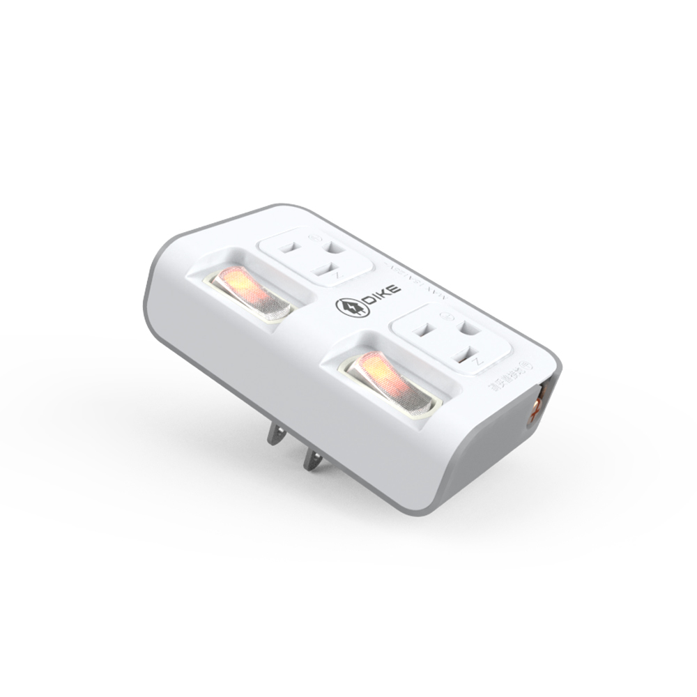 DAH722N 2切2座3轉2安全加強型節電小壁插