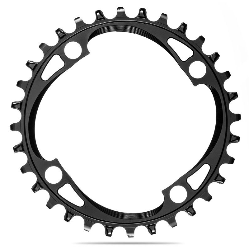 AbsoluteBlack Premium Round 1X BCD104 Chainring (For BCD104 & 64 crank)