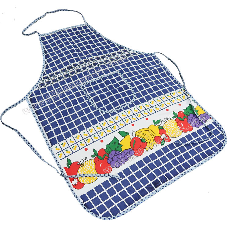 2條裝 掛頸綁帶卡通圍裙