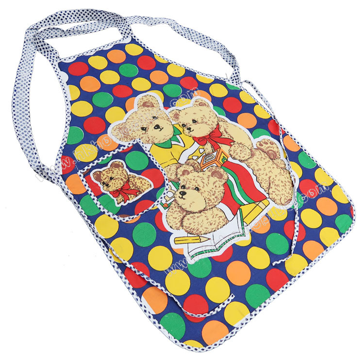 2條裝 交叉綁帶卡通圍裙