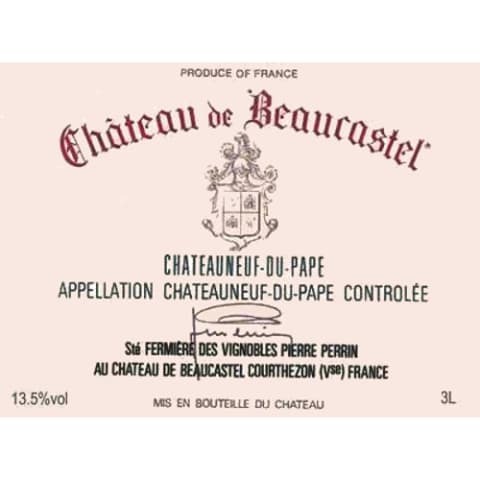 Chateau de Beaucastel Chateauneuf du Pape 2000 (RP94)