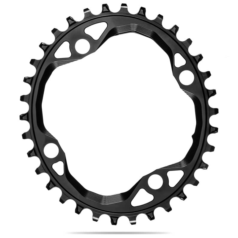 AbsoluteBlack Premium Oval 1X BCD104/64x4 Traction Chainring (For BCD104 cranks)