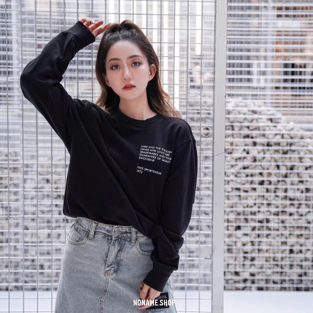 🎄聖誕限定優惠🎄 NIKE NSW Swoosh Crew 刺繡 雙勾 字母 大學Tee 四色 (男款)