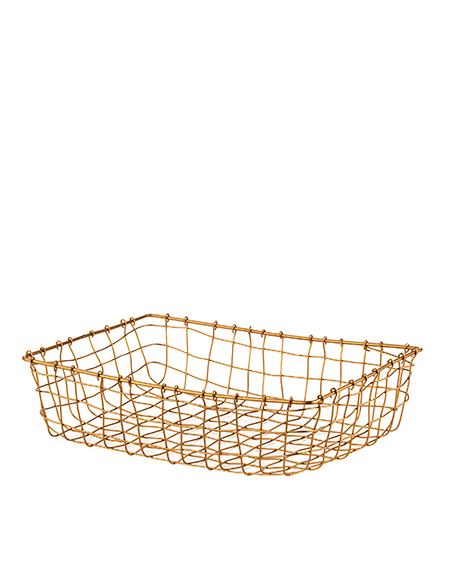 fog-黃銅置物籃 L