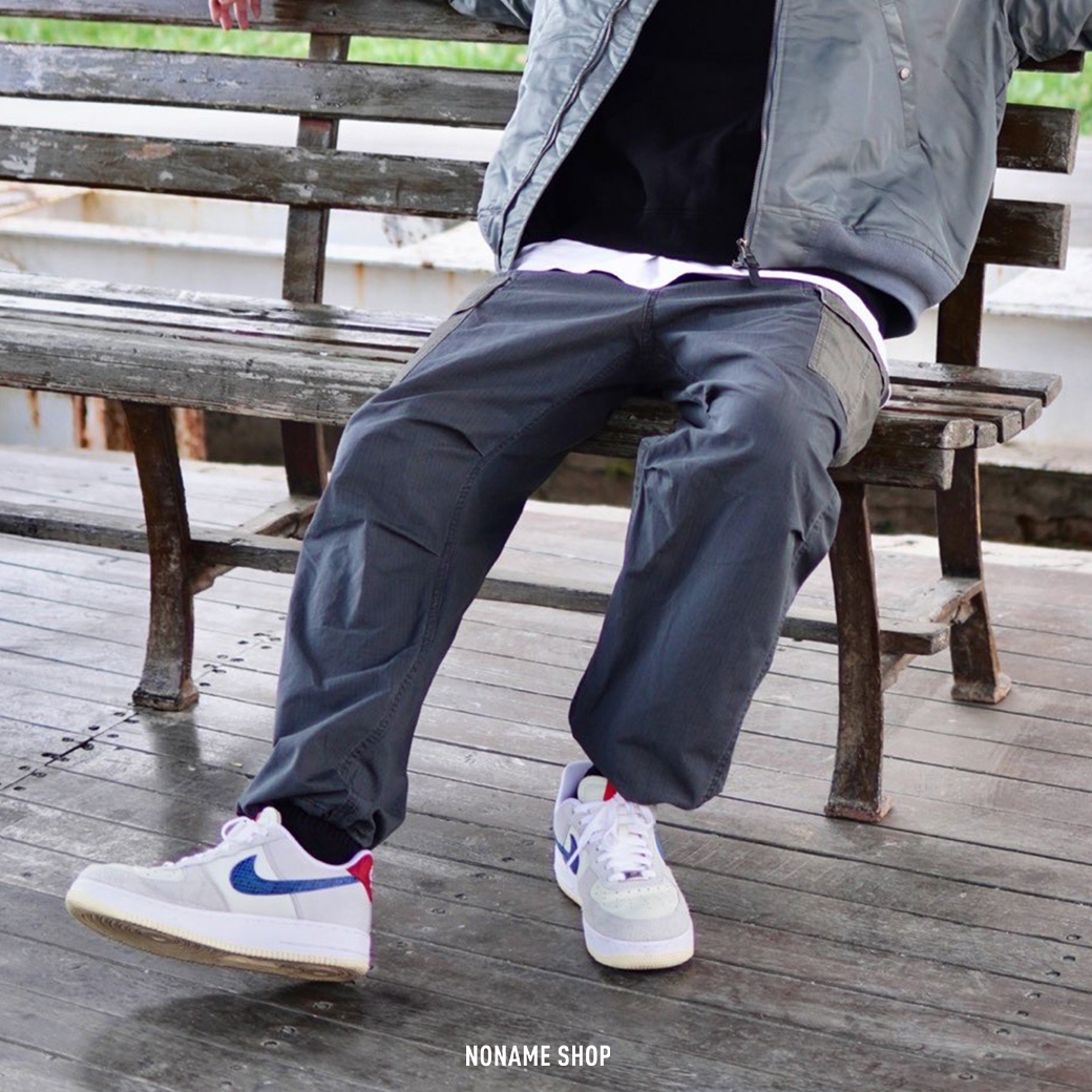 UNDEFEATED x NIKE AIR FORCE 1 LOW  聯名款 米白 藍蛇紋 休閒鞋