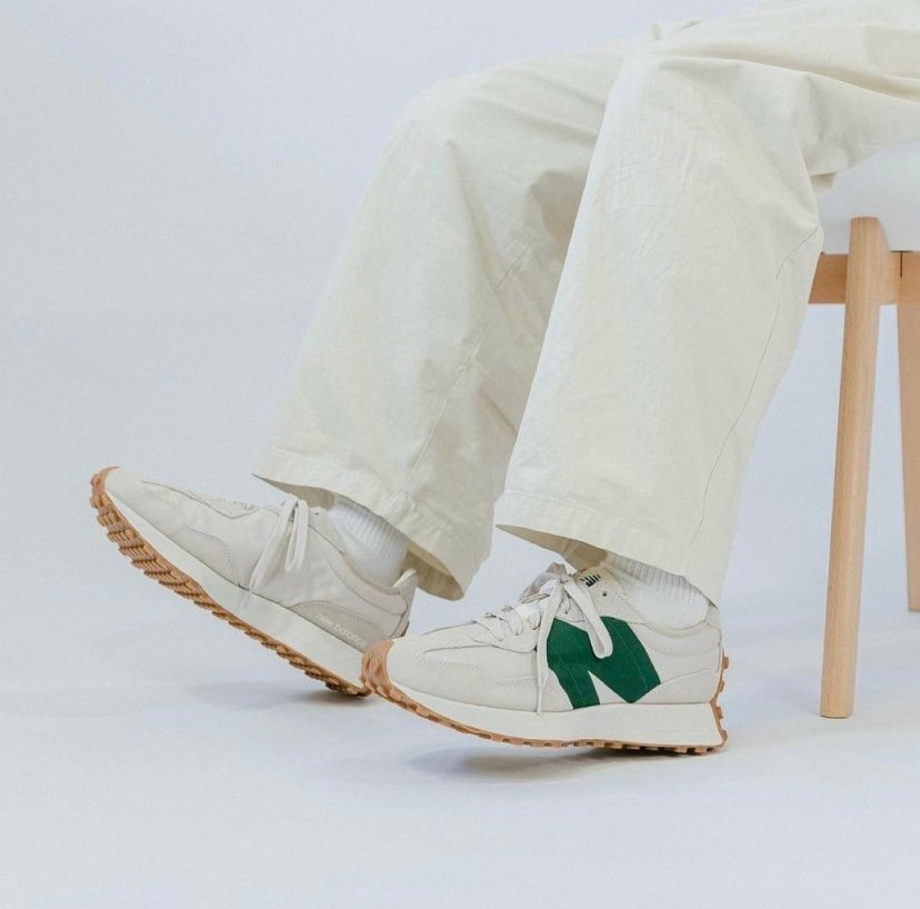 New balance MS327HR1  米白軍綠N 男段 現貨尺寸