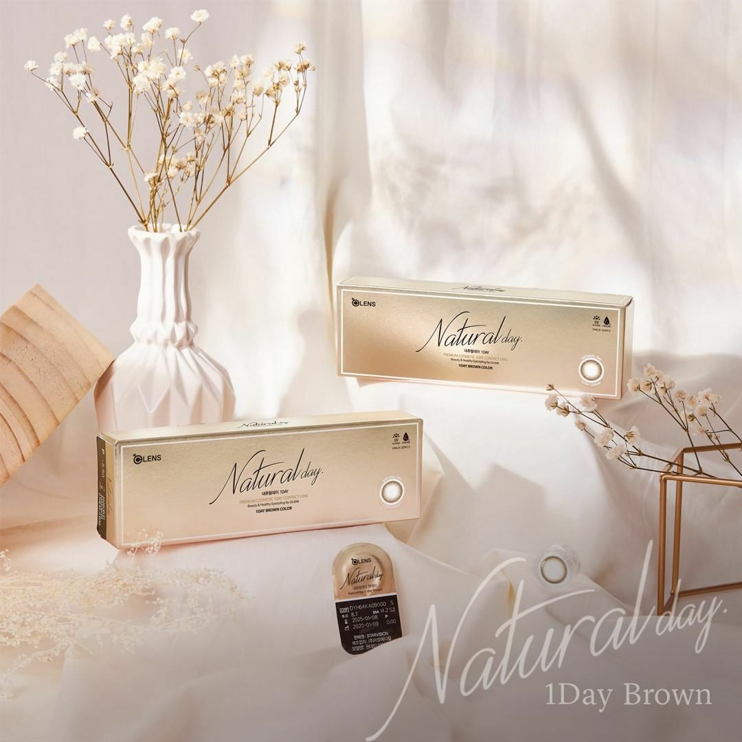 [ OLENS ] Natural day Brown 1-day /20p