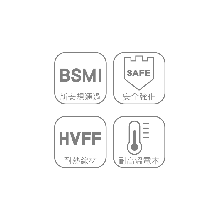 DAH910 10人份電鍋線-1.5M