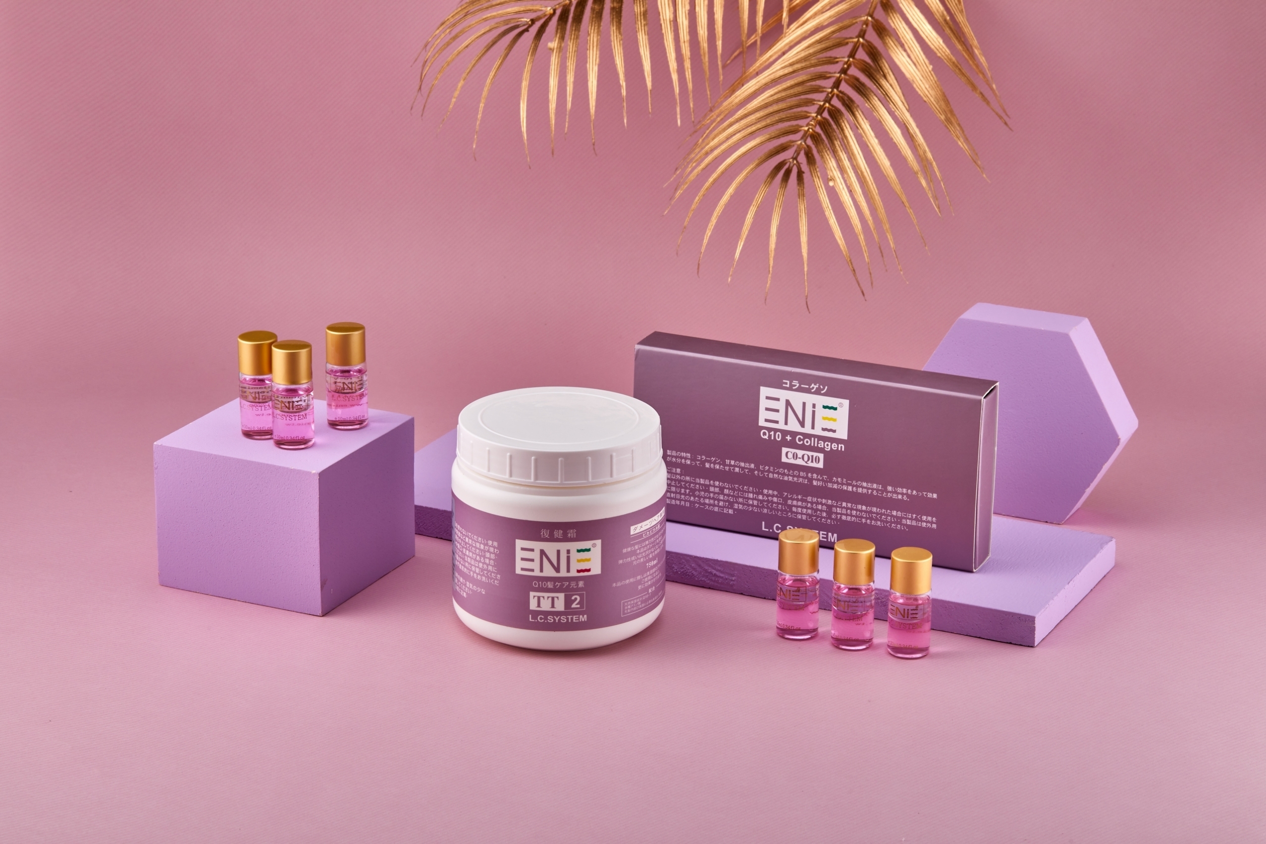 二劑式染燙護理｜膠原蛋白雙效強化液 + 珍珠鈣復健霜