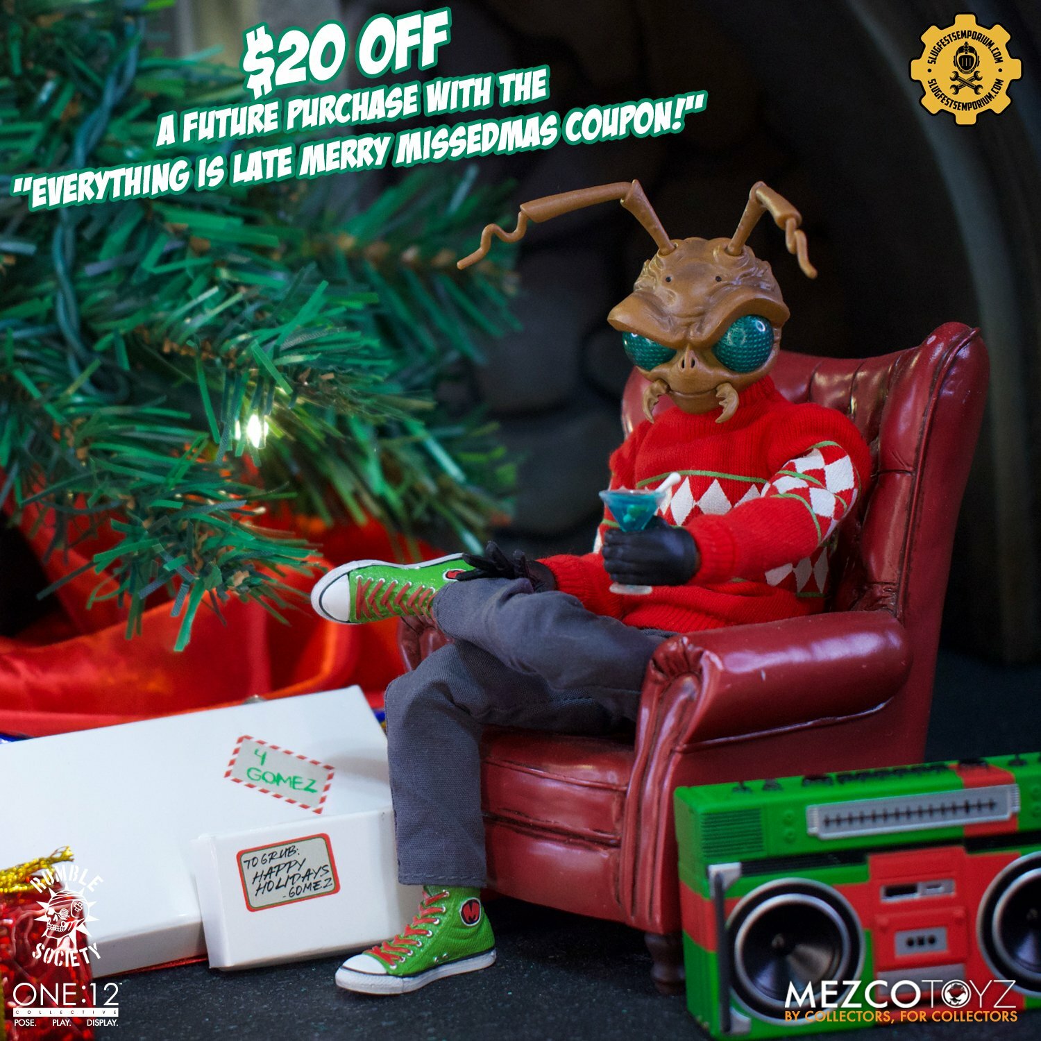 Mezco Gomez 聖誕節螞蟻