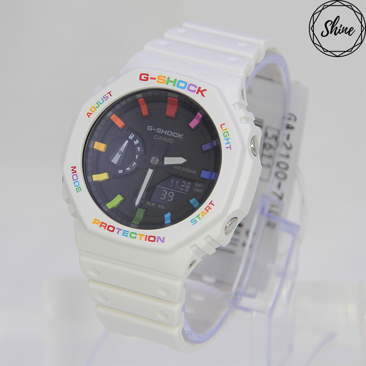 GA-2100-7A 客製彩虹手錶