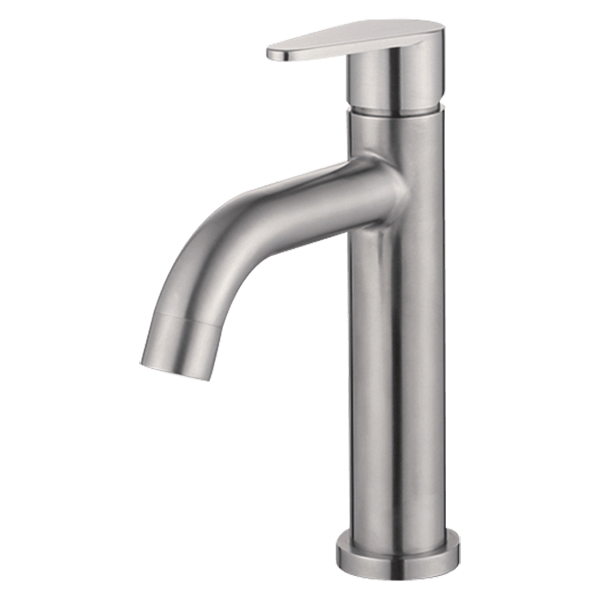 東利衛浴 龍頭推薦型號 C-91 不銹鋼加高面盆龍頭(單冷水) *