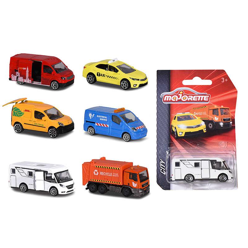Majorette美捷輪小汽車-城市車款7.5cm