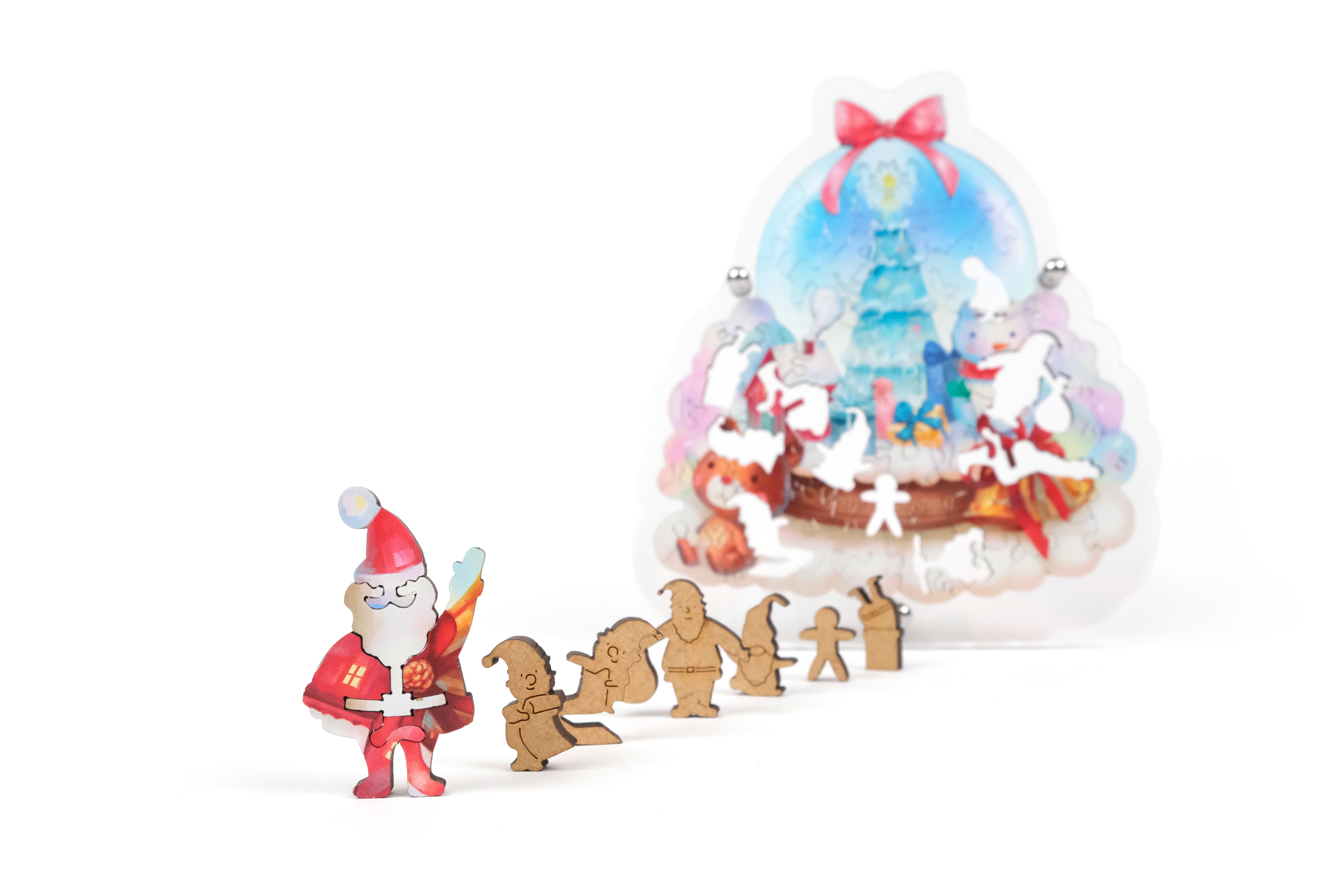 聖誕水晶球「透明專用框」