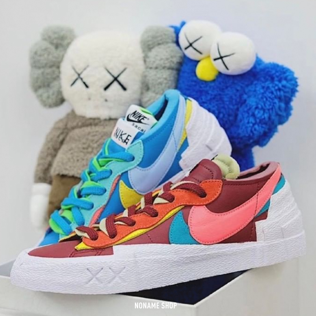 KAWS X SACAI X NIKE Blazer Low "Neptune Blue" 聯名 XX 解構 (男款)