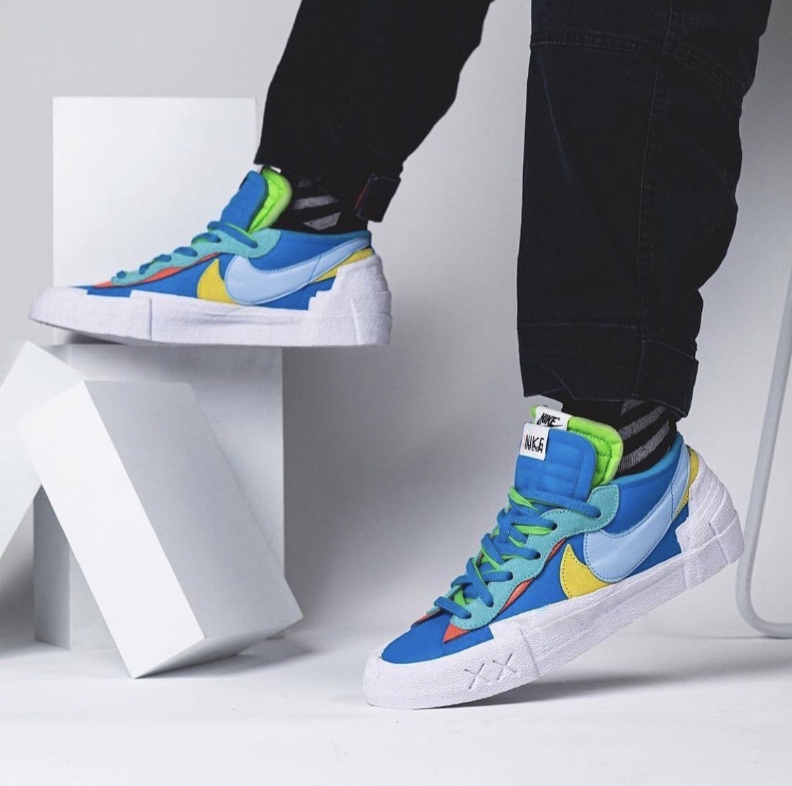 Kaws x Sacai x Nike Blazer Low 