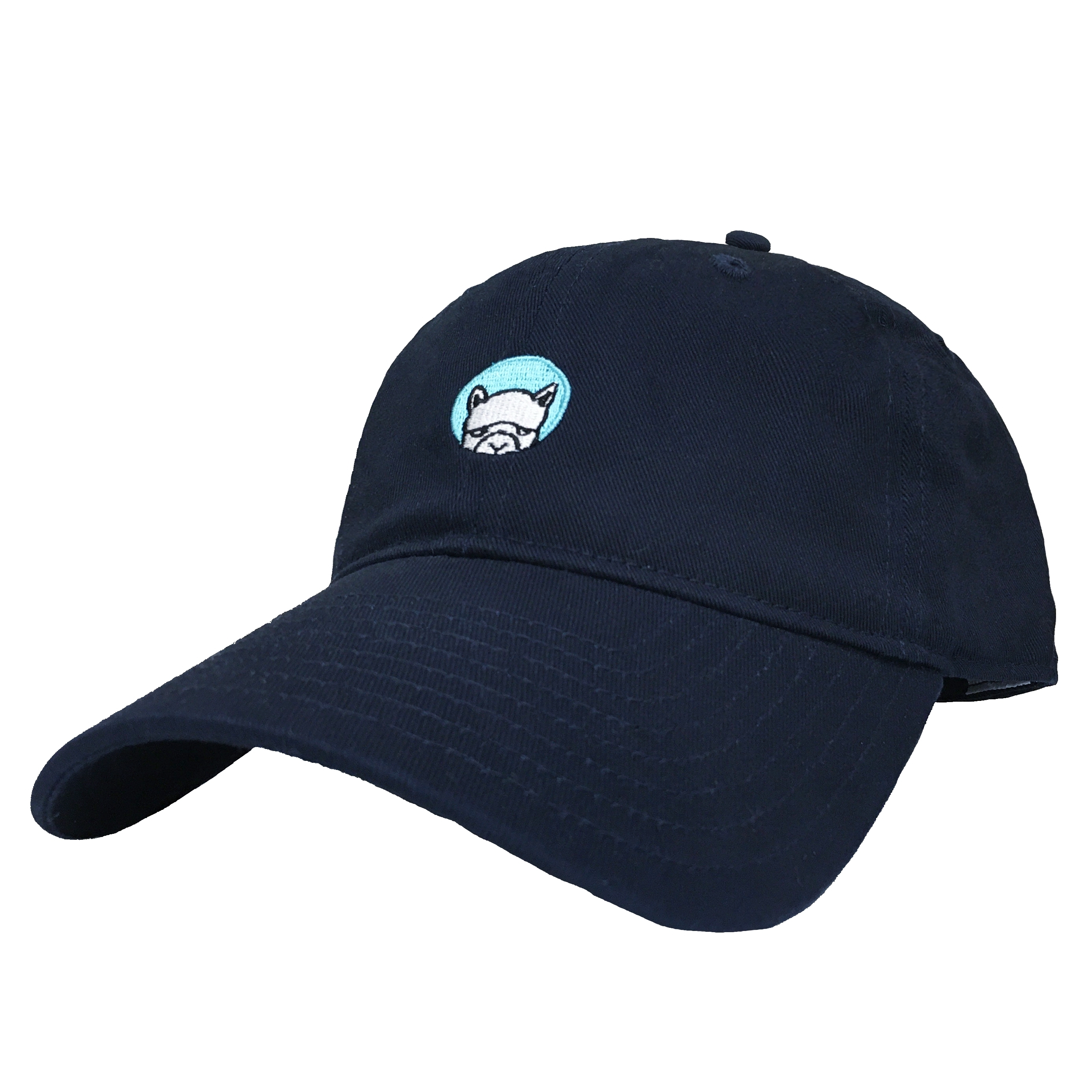 Hide blue alpaca Embroidery Dad Cap 躲貓貓羊駝淺藍