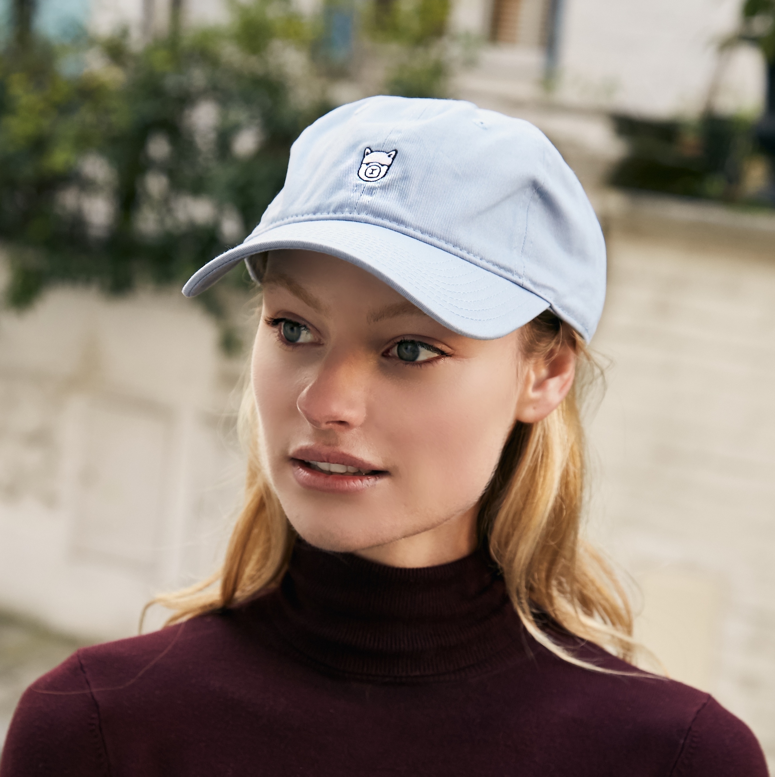 Alpaca Embroidery Dad Cap