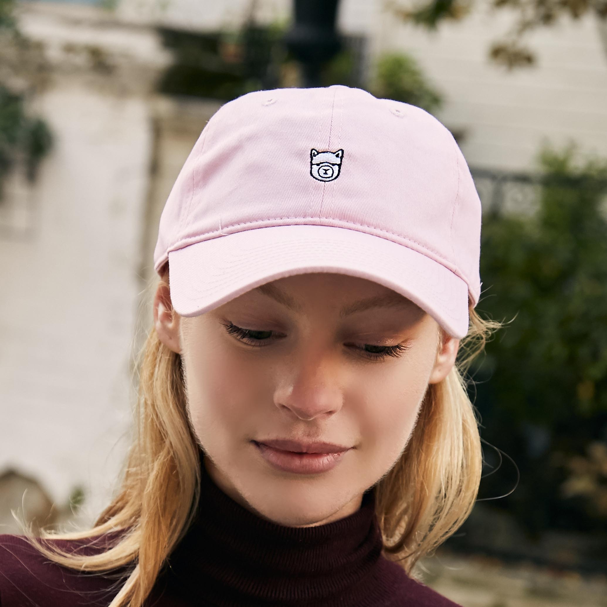 Alpaca Embroidery Dad Cap