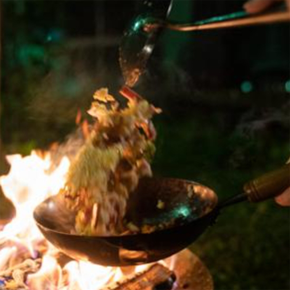 旬華秋冬 中華快炒鍋＋中式鍋鏟套組 日本製 •