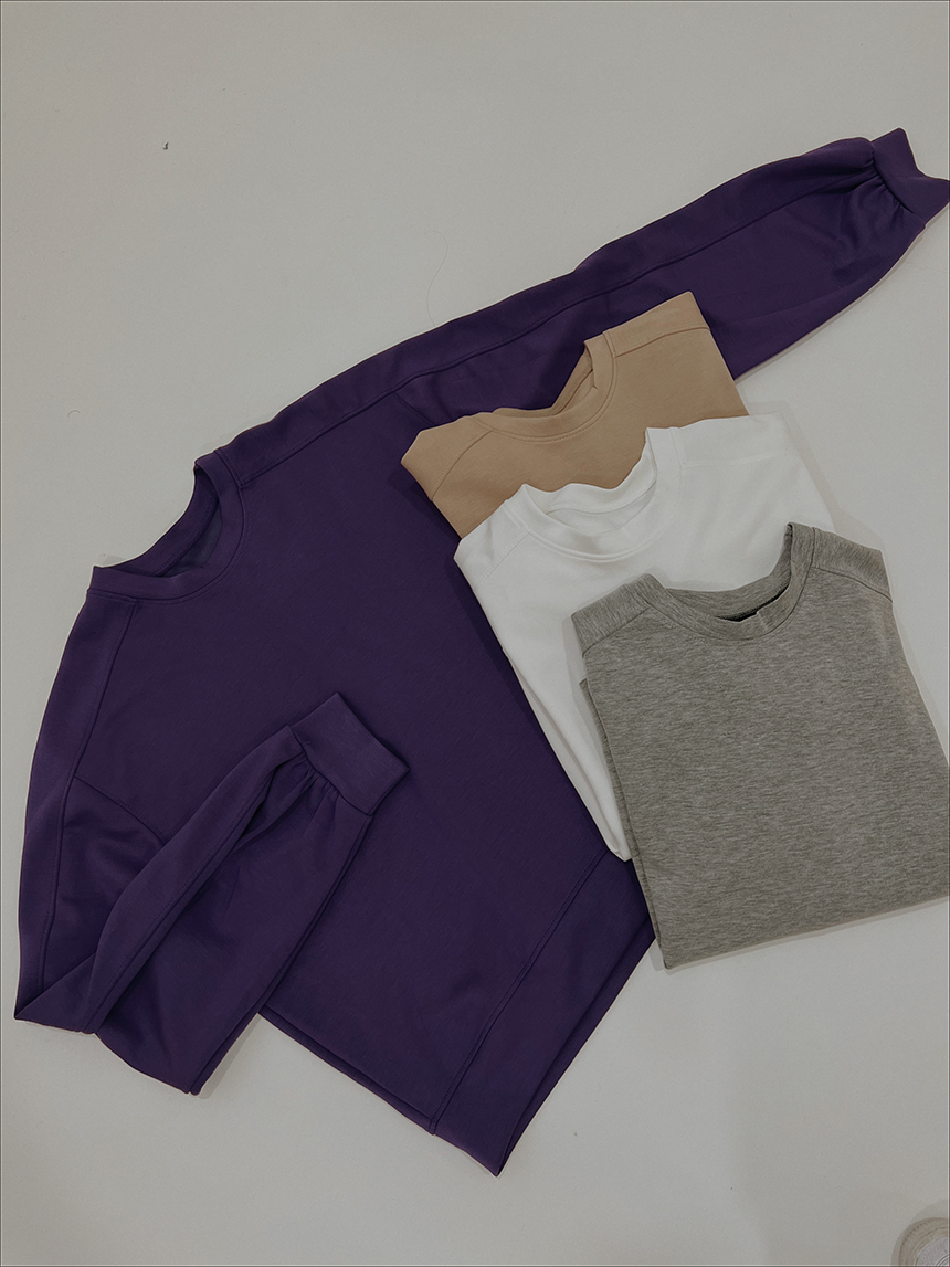 太空棉過袖大學T*5色