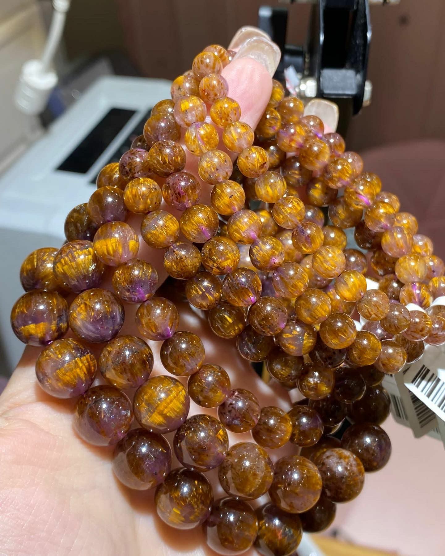 高質黃金紫鈦晶