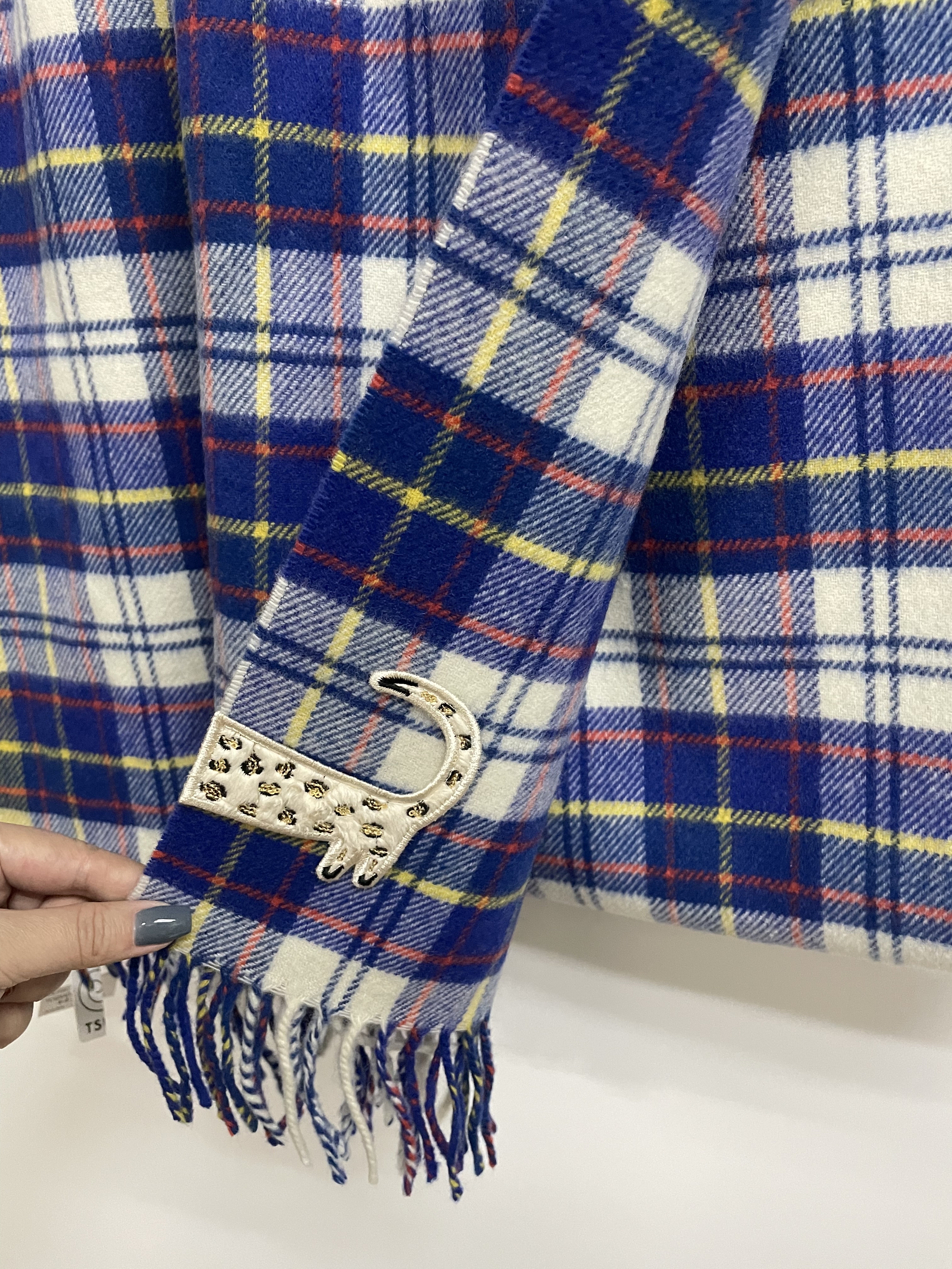 Tsumori Chisato 貓貓格仔Scarf