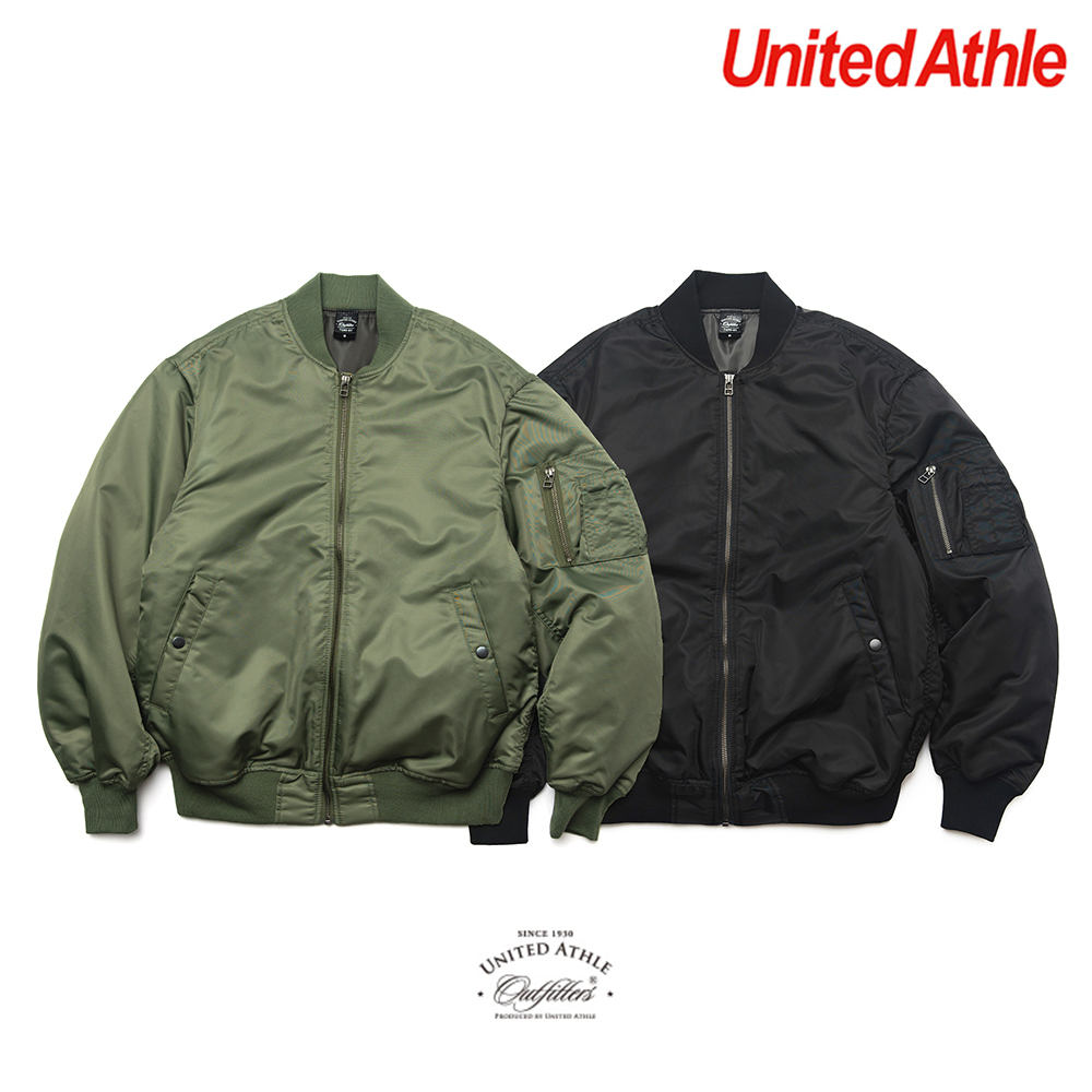 日本授權 United Athle 7490-01 (抗寒首選) 保暖內裏鋪棉 機能MA-1 空軍外套