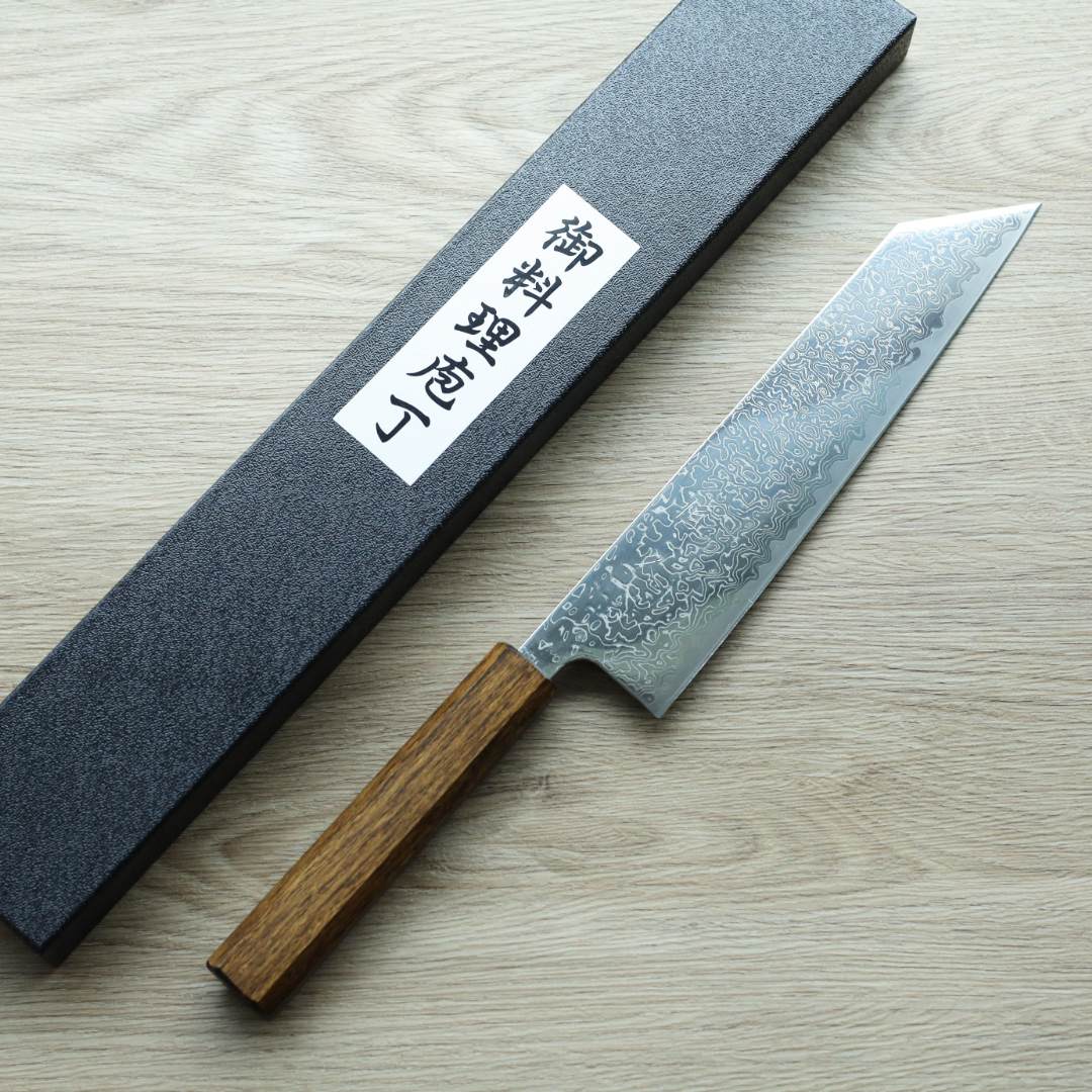 恆久 切付牛刀 210mm VG10 大馬士革