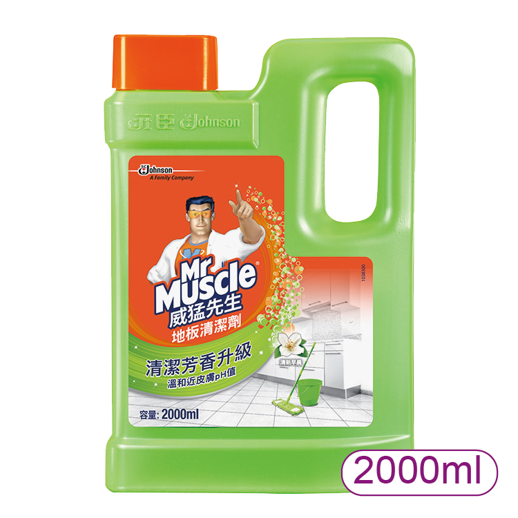 【莊臣】威猛先生 愛地潔地板清潔劑-清新早晨2000ml
