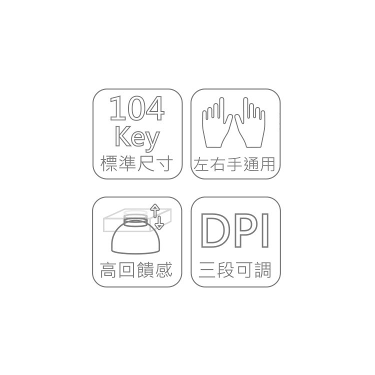 DKM800 靜音巧克力無線鍵鼠組