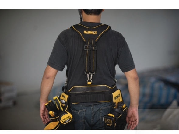 DEWALT 美國 得偉｜原廠-肩背衣+手機套組｜背心肩背組 需另外買得偉S腰帶配合｜DWST80915-8｜公司貨