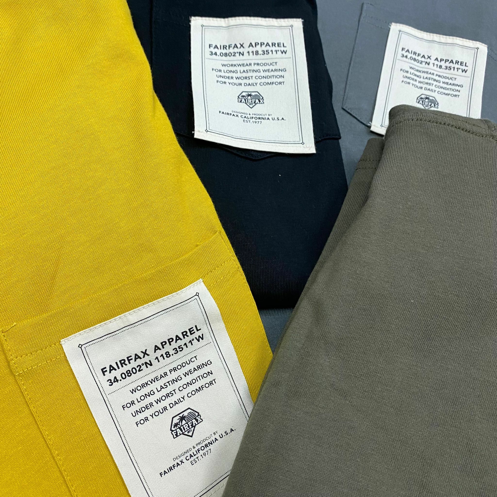 [現貨]  FairFax JP Long Sleeve Pocket tee FFFW21-00003