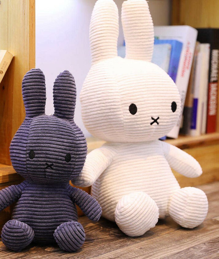 🇳🇱荷蘭 Miffy 米菲兔燈芯絨公仔 | 六色選擇 (逢星期日截單後14-21個工作天發貨)